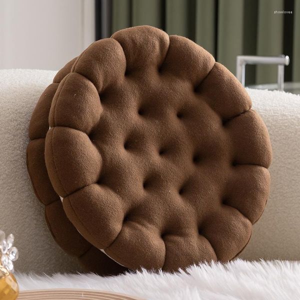 Oreiller 2023 Creative Mignon Canapé Taille Bureau Sieste Sandwich Biscuit Avec Noyau De Coton En Gros