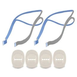 Kussen 20cc aanpassingsclips en hoofdband passend voor geresmde Airfit P10 Nasal Pillow CPAPMASK Hoofddekselsysteemvervangingsaccessoires