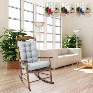 Kussen 2 -stk kussenmat voor recliner schommelen ratan stoel vouwen dikke tuin zon lounge zitbank tatami nr.