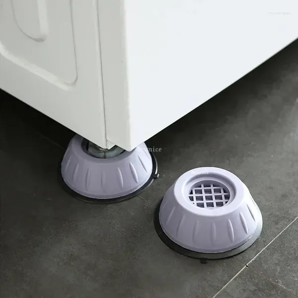 Oreiller 2 pièces coussinets de pieds anti-vibrations jambes en caoutchouc Slipstop silencieux tapis de levage tapis de Machine à laver Support amortisseurs meubles de Support