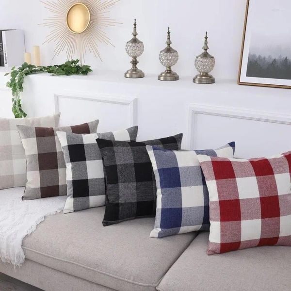 Almohada 2pcs caída de almohada simple cubierta decorativa americana productos de decoración del hogar