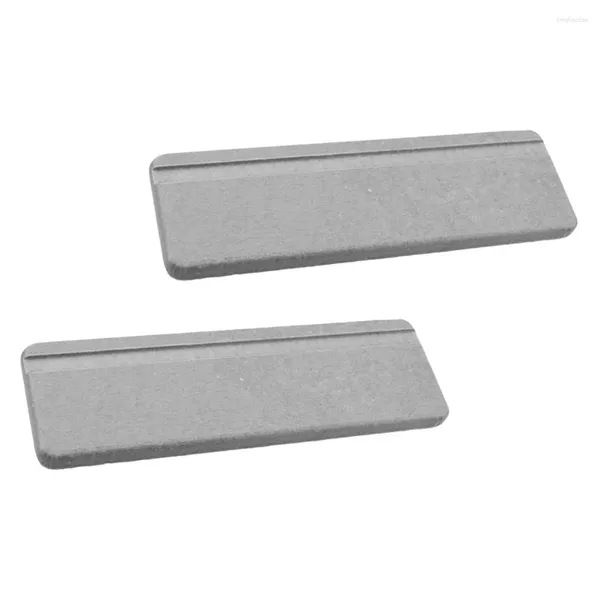 Oreiller 2 pièces, sous-verres à séchage rapide pour salle de bain, tapis de lavage polyvalents, porte-savon