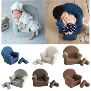 Kussen 3 pc's/set pasgeboren baby poseren mini sofa arm stoel kussen babyfotografie prop