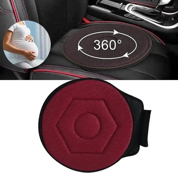 Oreiller 360 ° siège rotatif pour voiture Portable coussin en mousse à mémoire disque chaise rotative S personnes âgées