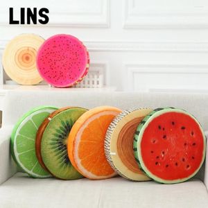 Oreiller 38 cm Design de fruits rond