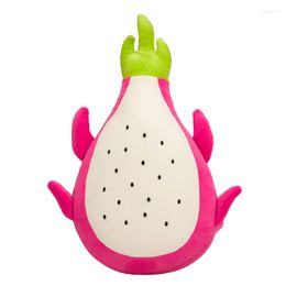 Kussen 3D geprinte pitaya pluche gevulde fruitvormige kussens speelgoed voor babykinderen plushie