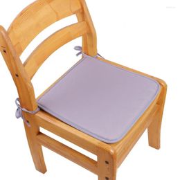 Oreiller 40 40 cm carré solide à nouer rond coussin de chaise multicolore amovible point de vague siège confortable accessoires d'hiver