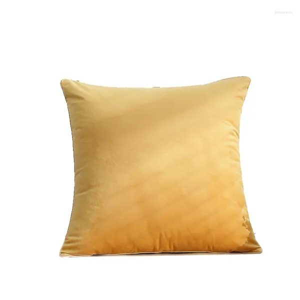 Oreiller 45 45cm 50 cm en gros en gros Darlon Velvet Cotton Feather Down Polyester Woreclas S avec couvercle d'impression