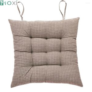 Almohada 45x45 cm asiento cuadrado color sólido tela espesa silla elástica s moderno decoración del hogar 1pc