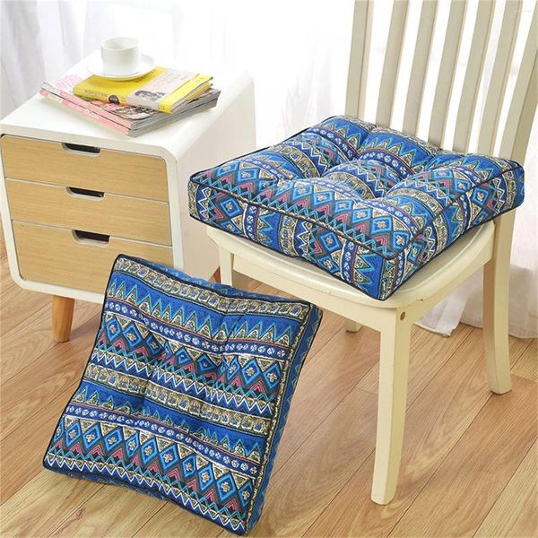 Oreiller 50 cm chaise de bureau épaissie du sol au sol relance coton de linge