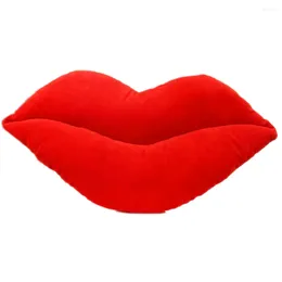 Oreiller 60 cm Sexy Red Love Lip Le canapé créatif en peluche Décoration Chaise Oreillers