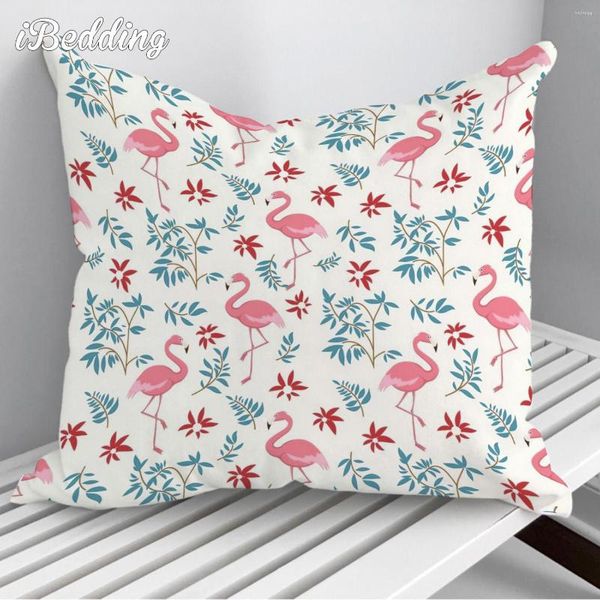 Almohada Una variedad de cubiertas de patrones lindos Funda de tiro exterior Decoración de almohada de algodón nórdico para la sala de estar del hogar