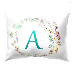 Kussen A-Z letters Dream Catcher Citus Cover Cover 30 50 cm Throw Case Sofa Bed Home Decor