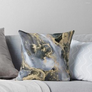 Kussen Abstract Art Zwart Goud Grijs Gooi Kerst Kussenslopen Kussens