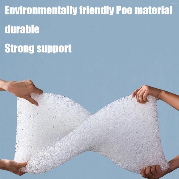 Oreiller fibre d'air respirant glacière lavable glacière élastique éco-usine pratique polyvalente pour le sédentaire de bureau