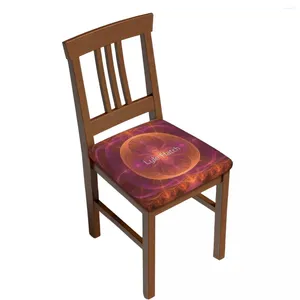 Oreiller entièrement décoré chaise de couverture carrée avec sangles accessoires de motif d'impression pour décoration intérieure
