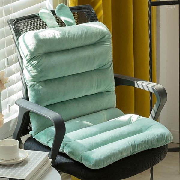 Almohada todo en uno Crystal Plush Seat Chair Office Sedentary Student Auto Thicken BuPillow