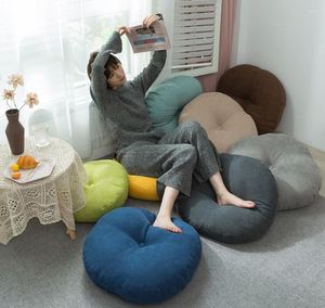 Kussen anese stijl futon dikker meditatie ronde ronde katoenen linnen stoel tatami mat home balkon bay raam s