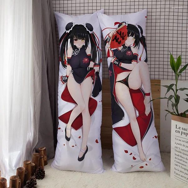 Oreiller anime coussin date un personnage live taie d'oreiller étreint corps sexy gilet oreillers de jeu otaku couverture petit ami