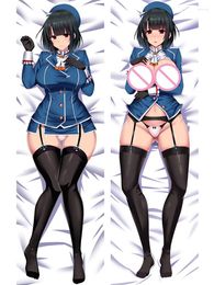 Oreiller Anime Kantai Collection KanColle Atago Dakimakura, étui décoratif pour le corps, housse de coussin personnalisée à faire soi-même