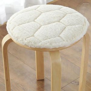 Kussen antiskid stoelmat vaste stof kan worden gefixeerd op stoel comfortabel thuiskantoor super soft s ronde warm warm