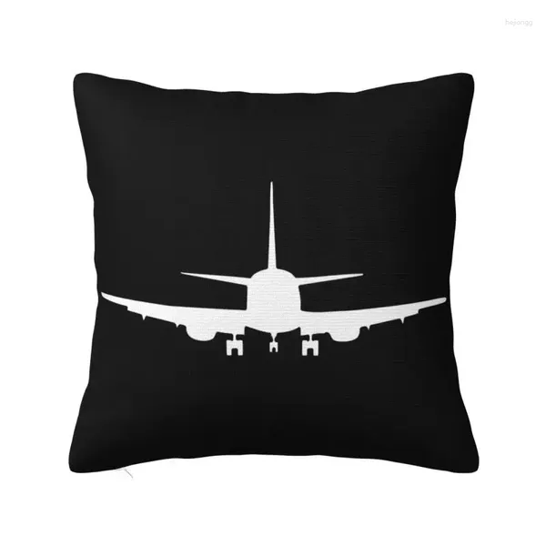 Almohada impresionante avión moderno tiro cubierta aviación avión piloto regalo