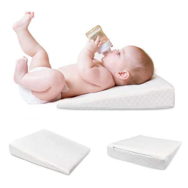 Almohada bebé antiespita almohada almohada recién nacida almohada prevenir la cabeza plana almohada de enfermería reclinadora almohadilla de cojín almohadilla