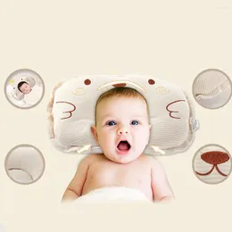 Oreiller bébé forme enfant en bas âge positionneur de sommeil Anti rouleau coussin tête plate Protection des Almohadas