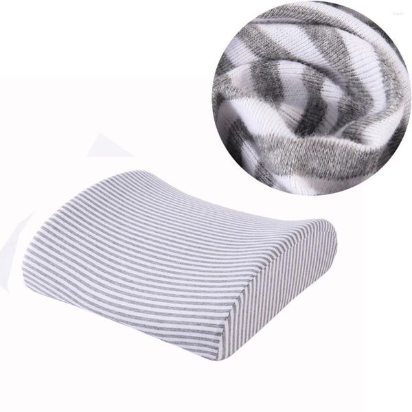 Almohada espalda cintura memoria espuma cojín lumbar silla de coche oficina en casa aliviar el dolor cojines almohadas