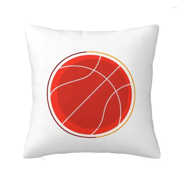 Fundas de almohada de baloncesto con logotipo del equipo, fundas modernas de terciopelo fresco