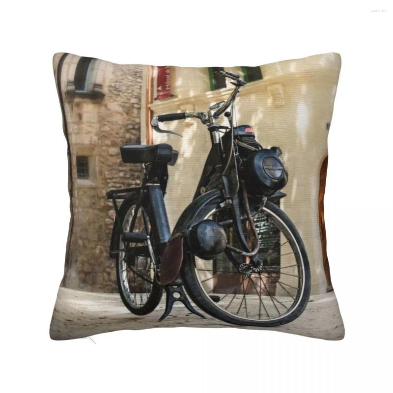Pillow Bicycle With Solex Auxiliary Motor Throw Couch S Pillowcases For Sofa