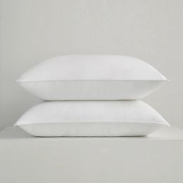 Travesseiro Bidekanu Travesseiros de cama de penas de ganso originais Branco macio pescoço travesseiros de dormir 100% algodão capa 50x70 cm da China 231130