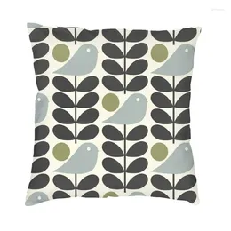 Almohada pájaro orla kiely abstract patrón de lanzamiento decoración de la sala de estar 3d impresión cubierta escandinava sofá de almohada de sofá