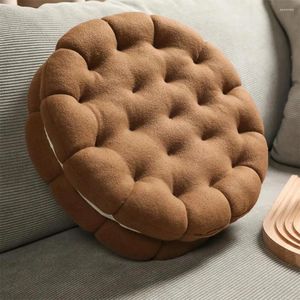 Biscuit d'oreiller coussin de chaise ronde confortable pour salle à manger tatami de méditation de méditation cush q7d4
