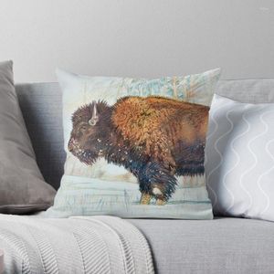 Kussen Bison Throw Couch S Sofa Cover Case Kerstmis Decoratief