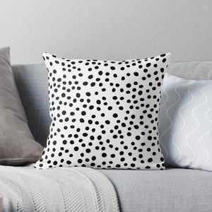 Oreiller en noir et blanc dalmatien à imprimer des canapés couvercles de canapé