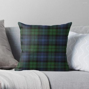 Kussen zwart horloge Ancientoriginal Schotse Tartan Throw S voor kinderen decoratieve bank