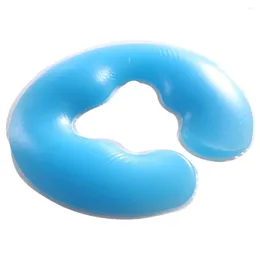 Oreiller de relaxation pour le corps, lavable, confortable, Portable, Massage du visage, réutilisable, repos en Salon, coussin élastique en silicone en forme de U