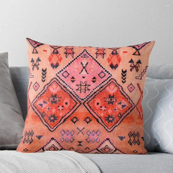 Pillow Boho Farmhouse élégant oriental traditionnel de style marocain Travaille d'œuvres d'art pour le canapé