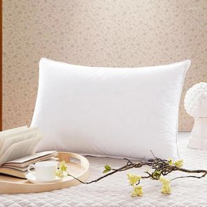 Oreiller de marque de haute qualité, remplissage 30 % duvet de canard blanc, fournitures El, étui intérieur pour lit adulte, oreiller intérieur 48 74cm