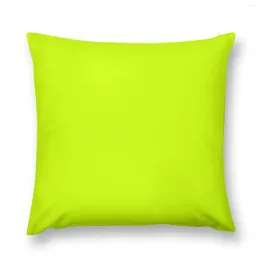 Oreiller vert vif vert lime neon couleurs jet oreillers