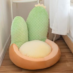 Kussen cactus futon verdikt ronde vloermat schattige student tatami stoel bank stoel zachte cartoon huisdecor