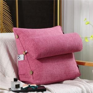 Pillow Candy Color Swing Lounge Chair Rackrest With Pockets Back Support Super Soft coin Reading Home Decor