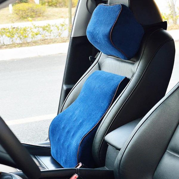 Coussin de voitures de voiture dossier couvercle de tête mémoire coton chaise de taille protectrice chaise femme enceinte bureau