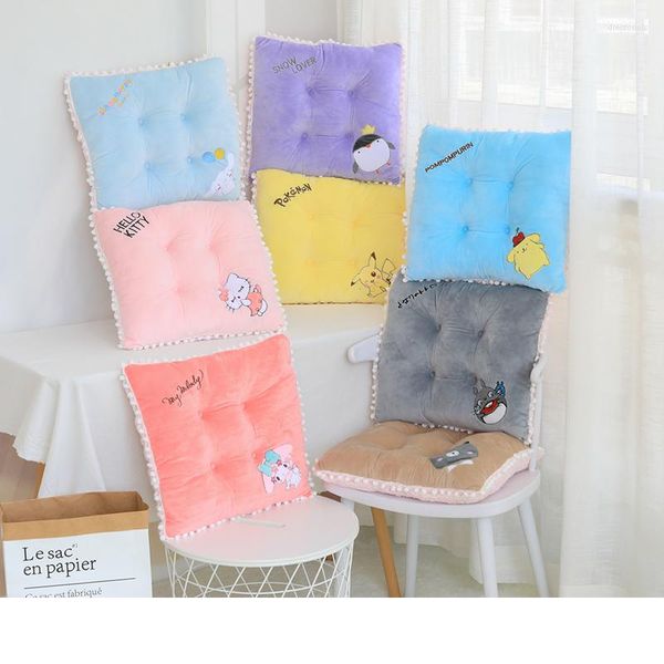 Oreiller dessin animé chaise pour enfants oreillers siège de voiture S Tatami canapé-lit pépinière décor à la maison Textile genou