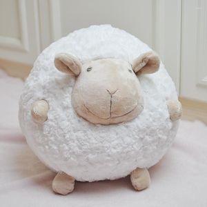 Almohada de dibujos animados lindo animal ovejas jugar juguete de peluche piso espesar color sala de estar hogar decorativo sofá almohadas