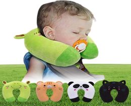 Oreiller dessin animé enfants ushaped peluche cou sieste déjeuner pause crécal voyage oreiller pour enfants 955251