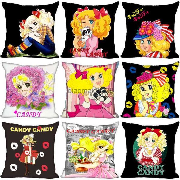 Couche d'oreiller 45x45cm Candon Coussin de polyester Cover pour enfants Décoration de chambre pour enfants Soft Sofa Decoration Home Decoration 1007 HKD230817