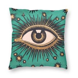 Kussensloop All Seeing Eye Art Cover Home Decor Evil Mystic Eyes Kussens Gooi voor Woonkamer dubbelzijdig Afdrukken 221102