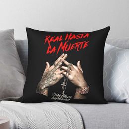 Caisse d'oreiller anuel aa real hasta la muerte boîtier en polyester lin imprimé jet jet couvre couvre-coussin en gros hkd230817